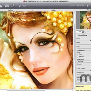 AKVIS MakeUp 3.5 绿化版 Mac 人像化妆肖像磨皮美肤软件