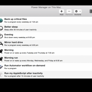 Power Manager for mac 4.3.3 – 专业级电源管理工具 最新绿化版