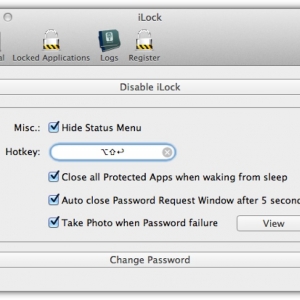 iLock for Mac 1.5.2 超赞免费Mac应用程序锁 加密任何程序