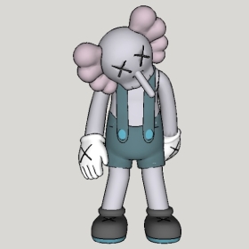 KAWS����Sketchup��ͼ��ʦģ��2022042541