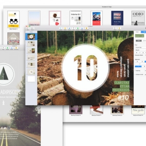 Templates for Pages for mac 4.1 名片/宣传海报/请柬页面模板
