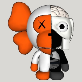 KAWS����Sketchup��ͼ��ʦģ��2022042575