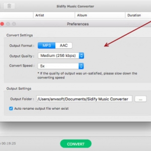 Sidify Music Converter 1.0 绿化版 Mac Spotify音乐转换工具