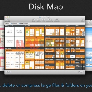 Disk Map for mac 1.8 直观查看磁盘空间使用状况 整理并删除