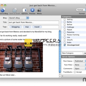 MarsEdit for mac 3.7.7 方便快捷的博客编辑器