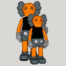 KAWS����Sketchup��ͼ��ʦģ��2022042515