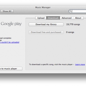Google Music Manager 1.0.2 Mac 谷歌音乐管理器