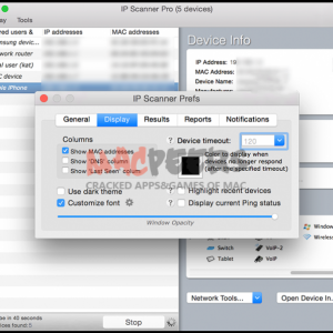 IP Scanner Pro for mac 3.4.7 IP地址和网络扫描器