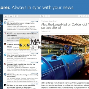 News Explorer 1.0 for mac 新闻阅读器