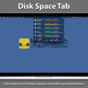 Disk Space Tab for mac 1.5.1 磁盘空间标签