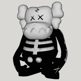 KAWS����Sketchup��ͼ��ʦģ��202204257