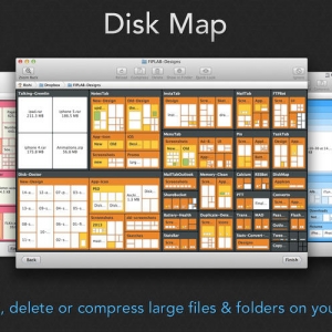 Disk Map for mac 1.4 – 磁盘地图 快速查找，删除或压缩文件 最新绿化 免费下载