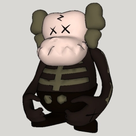 KAWS����Sketchup��ͼ��ʦģ��202204258