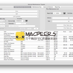 BrilorSoftware VMT for mac 1.37 收集车辆维修数据