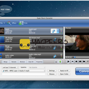 Super Music Converter for mac 6.1.21 超级音乐转换器