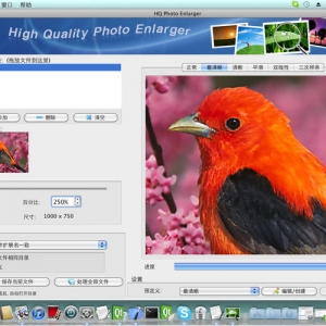 HQ Photo Enlarger 1.68 中文绿化版 Mac 高质量的图片放大软件