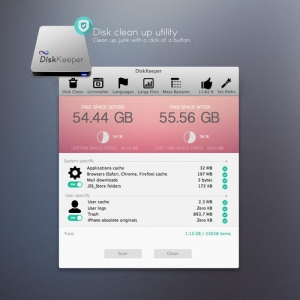 DiskKeeper for mac 1.7.6 – 清理电脑 清理大文件 删除无用文件 最新绿化版