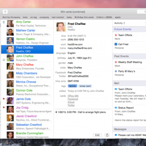 BusyContacts for Mac 1.1 联系人管理工具