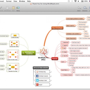 MindMaple 1.2 Mac 思维导图软件
