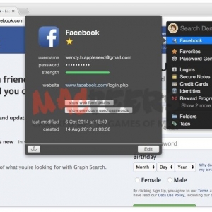 1Password for mac 6.3 密码管理器 集成Web浏览器