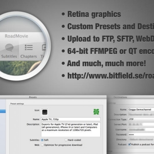 RoadMovie 2.7.4 绿化版 Mac 视频格式转换工具