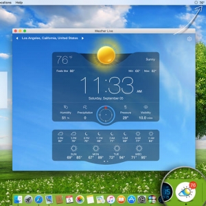 Weather Live for Mac 1.9 桌面天气工具 超酷 兼容10.11