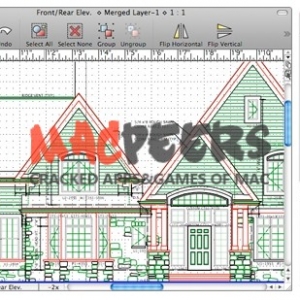 Microspot MacDraft Pro 6.1.1 for mac 2D设计 起草和插图工具 个人版
