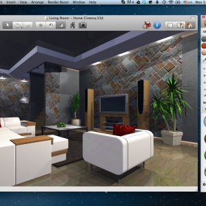 LiveInterior3D Pro 2.9.6 for mac – 专业的室内设计软件 最新绿化版
