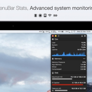 MenuBar Stats for mac 2.2 系统状态监控软件