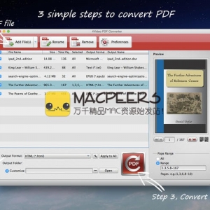 4Video PDF Converter for Mac 3.1.93 PDF格式转换器