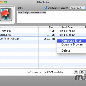 FileChute for Mac 4.6 轻松通过电子邮件发送大文件