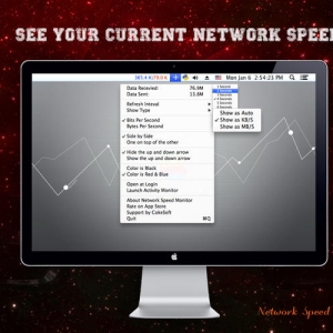 Network Speed Monitor for mac 2.0.10 网速监控