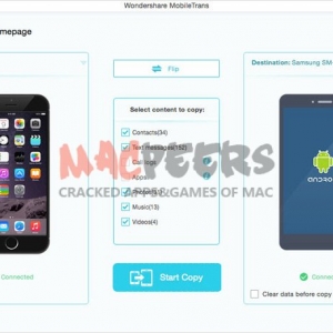 Wondershare MobileTrans for mac 6.5.8 手机数据拷贝工具