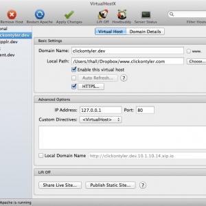 VirtualHostX 6.0.3 – 虚拟主机管理软件 MAC上的多个网站在 最新绿化版