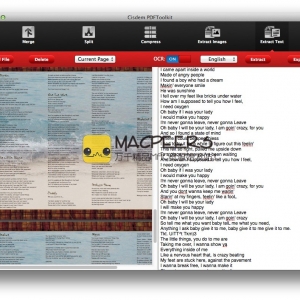 Cisdem PDFtoolkit 2.2.0 for Mac 合并、分割、压缩和从pdf文件中提取文本和图像