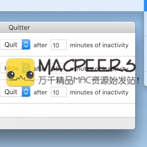Quitter for Mac 1.0 自动隐藏桌面