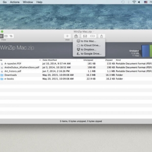 WinZip for mac 4.0.2519 – 压缩工具 绿化 免费下载