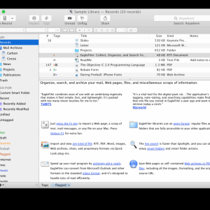 EagleFiler for mac 1.6.7 – 管理你的信息更容易 最新绿化版