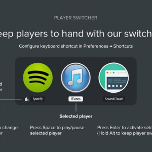 Simplify for Spotify/Rdio/iTunes/Vox for mac 3.3.2 音乐控制器