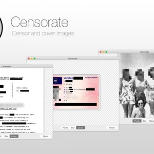 Censorate for mac 1.0 – 马赛克工具 隐藏图像 绿化 免费下载