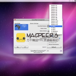 GamePad Companion for Mac 3.3.1 Mac游戏手柄配置工具 可模拟鼠标键盘