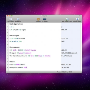 Soulver for mac 2.5.2 – 快速计算和提高效率 最新绿化版