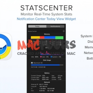 StatsCenter for mac 1.3 实时监视系统