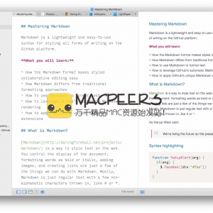 LightPaper 1.3.1 for Mac 编辑工具