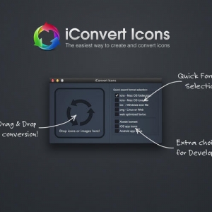 iConvert Icons for mac 2.9 – 图标转化PNG格式 图像格式转化软件