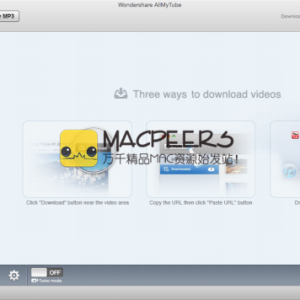 Wondershare AllMyTube for mac 5.7.1 下载和转换YouTube视频