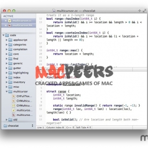 Chocolat for mac 3.3.1 强大的文本编辑工具