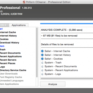 CCleaner Professional Edition for mac 1.13.442 系统垃圾清除