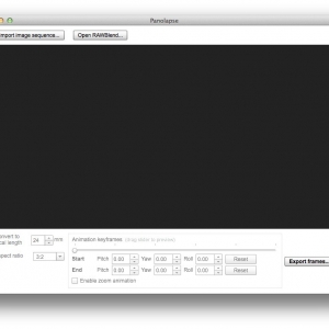 Panolapse for mac 1.25 让缩时摄影做出滑轨效果