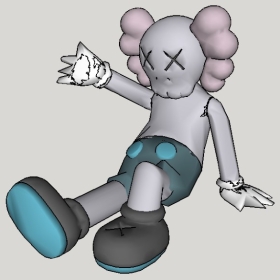 KAWS����Sketchup��ͼ��ʦģ��2022042533